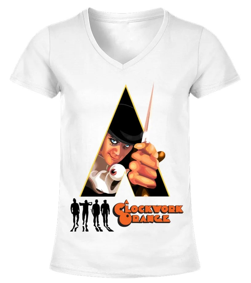 041. A Clockwork Orange WT Camiseta cuello pico Mujer