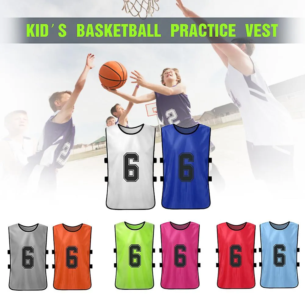 12 Pcs Adults Soccer Pinnies 2 Colors Quick Drying Football Team Jerseys Youth Sports Scrimmage Soccer Team Training Numbered Bi