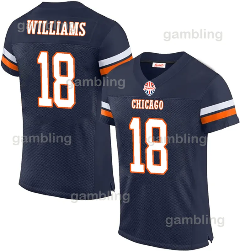 18 Williams 2024 Jerseys Roma Odunze DJ Moore Jaquan Brisker Darnell Wright Cole Kmet Devin Hester Walter Payton Montez Sweat Ke