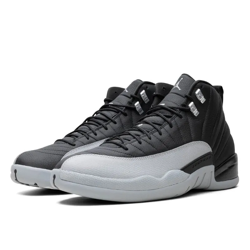 Air Jordan 12 Retro Black Wolf Grey