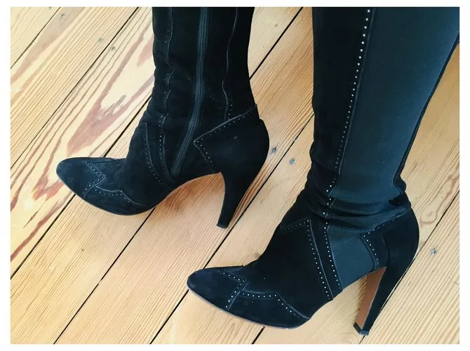 Alaïa Botas Negro 
