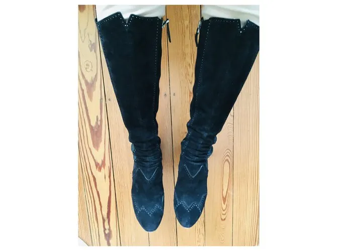 Alaïa Botas Negro 