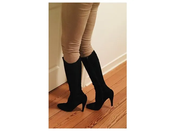 Alaïa Botas Negro 