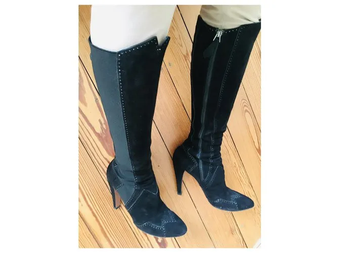 Alaïa Botas Negro 