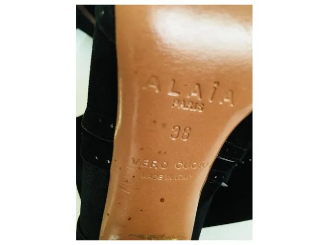 Alaïa Botas Negro 