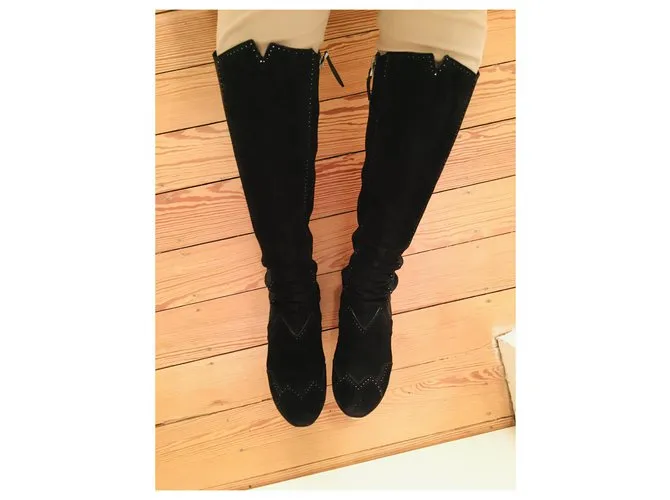 Alaïa Botas Negro 