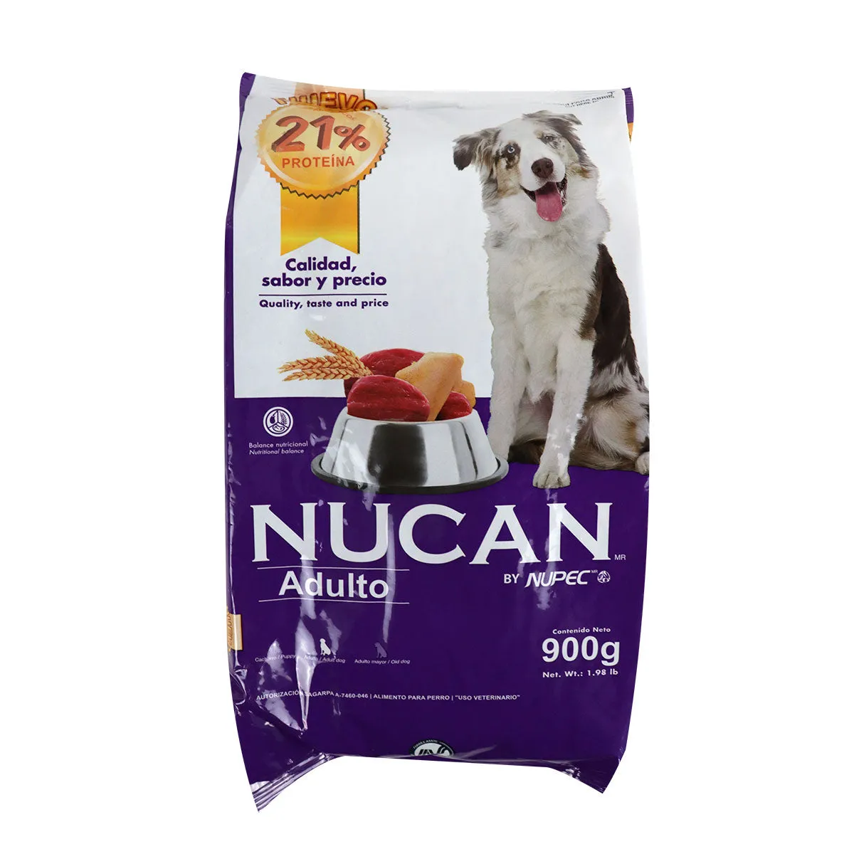 Alimento Seco para Perro Nucan 900 g