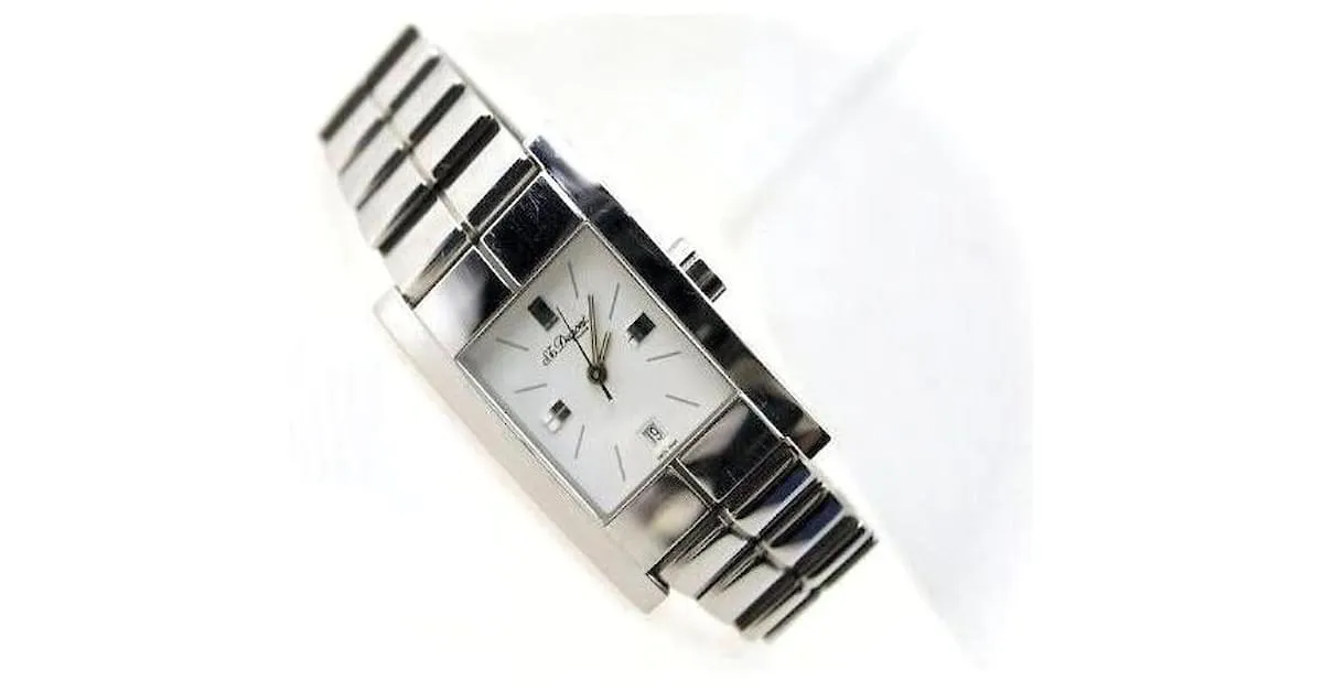 & Other Stories Reloj de Damas S.T. Dupont Geometry de Acero Inoxidable Cuarzo en Muy Buen Estado Plata 