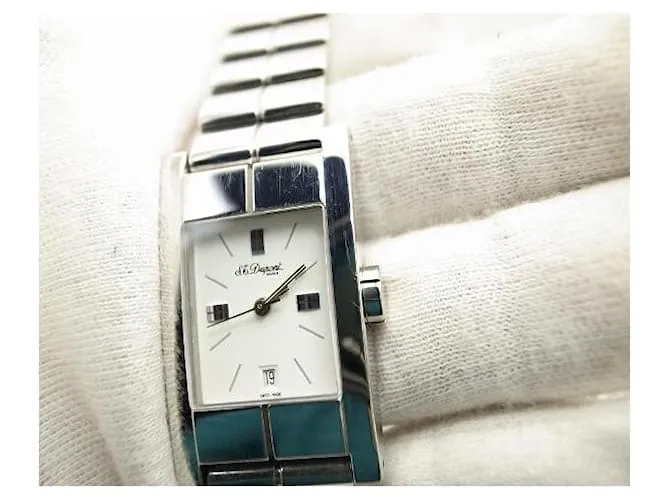 & Other Stories Reloj de Damas S.T. Dupont Geometry de Acero Inoxidable Cuarzo en Muy Buen Estado Plata 