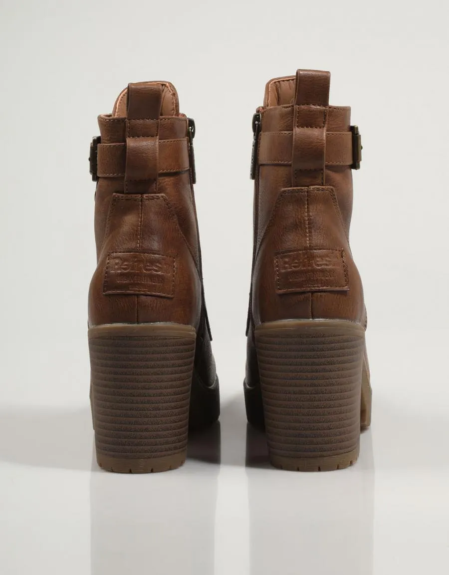  ankle boots REFRESH 72387 en Tan 80868