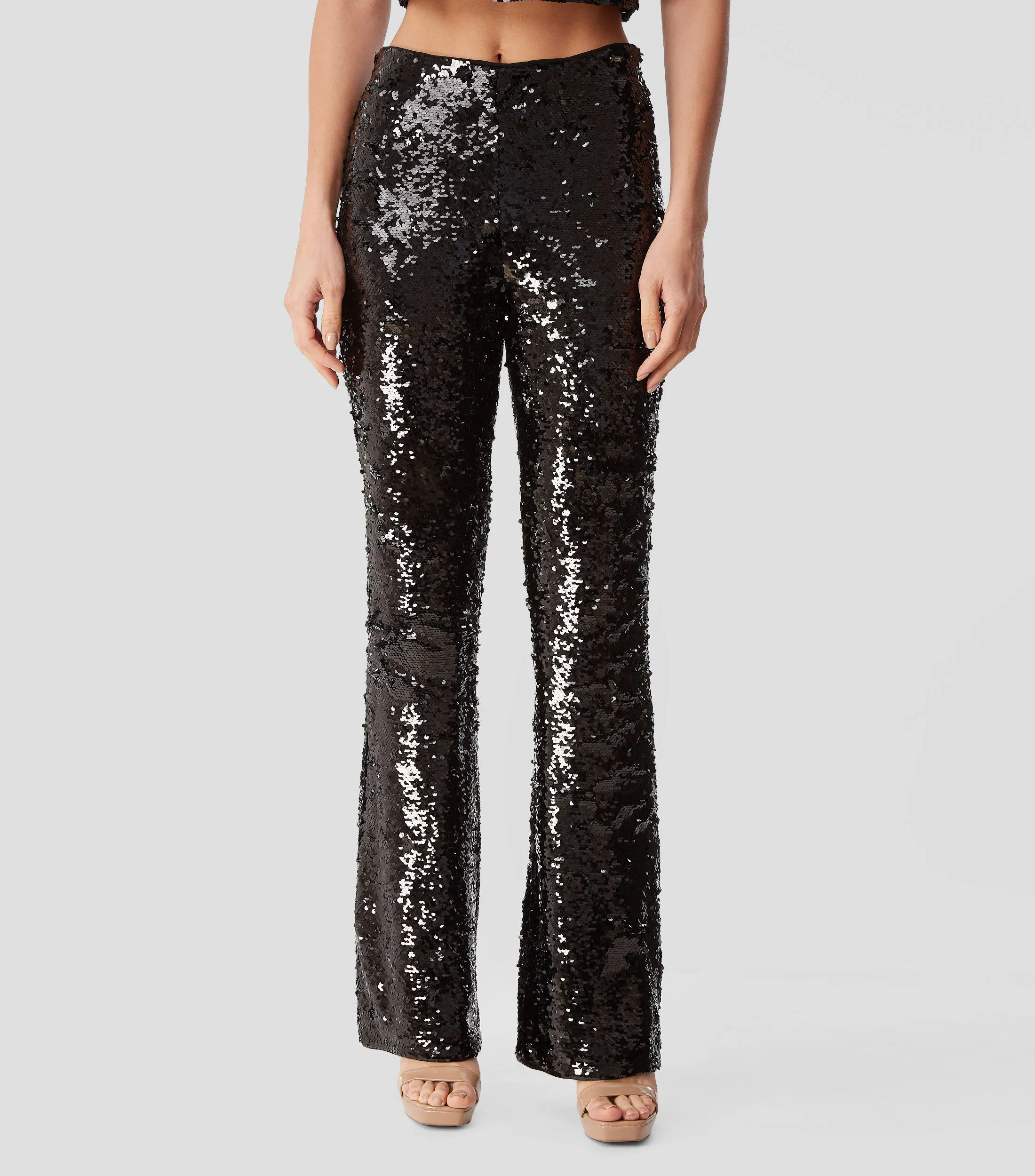 Armani Exchange Pantalón con Lentejuela Mujer