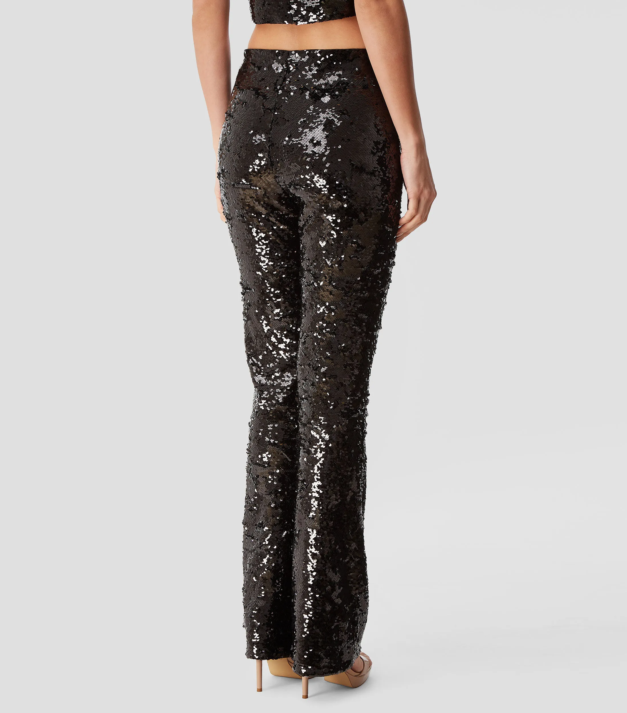 Armani Exchange Pantalón con Lentejuela Mujer