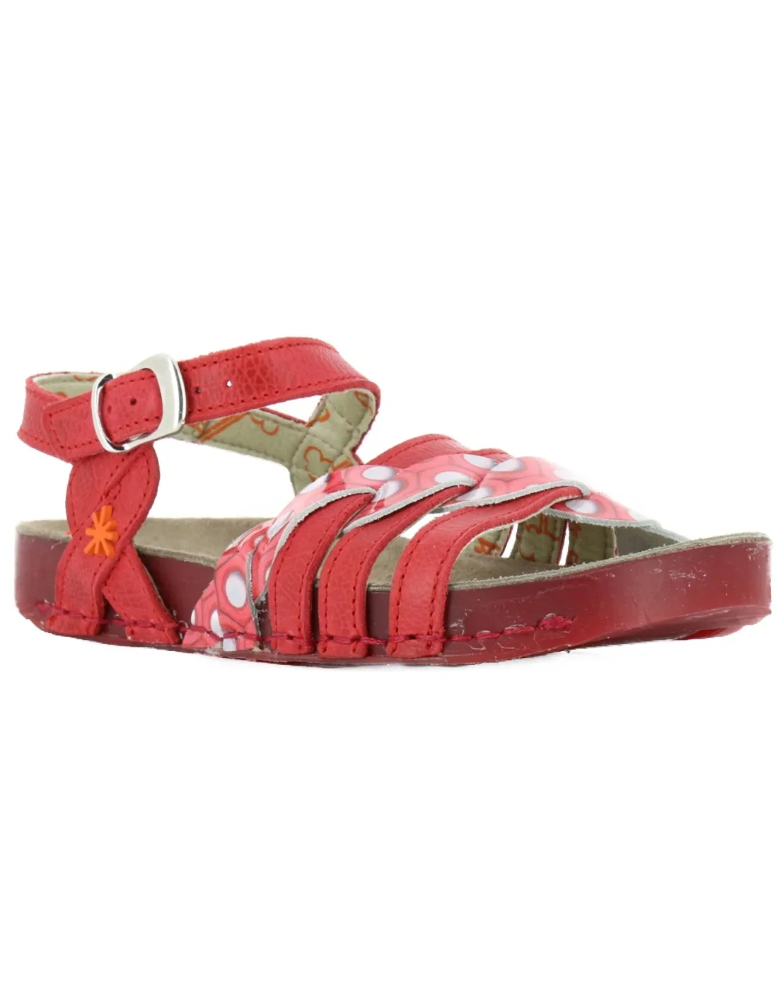 ARTKIDS sandalia modelo I PLAY A430 para las niñas, en rosa,beige