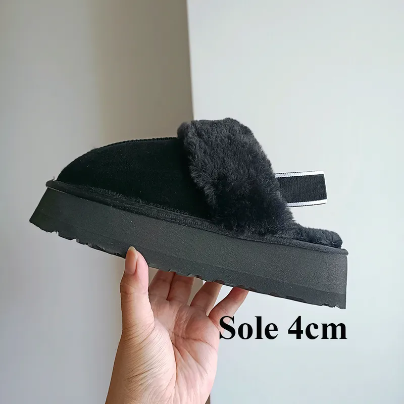 Australia plataforma tazz zapatillas funkette disquette tasman mujer diseñador moda invierno interior gamuza lana damas hogar cá