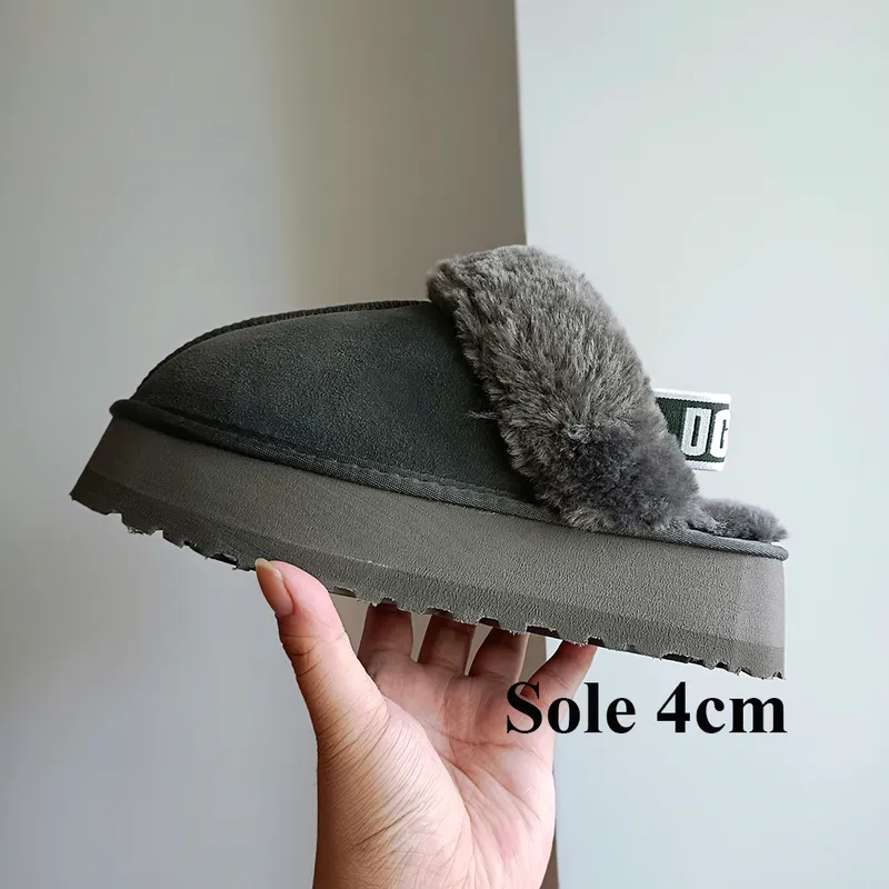 Australia plataforma tazz zapatillas funkette disquette tasman mujer diseñador moda invierno interior gamuza lana damas hogar cá