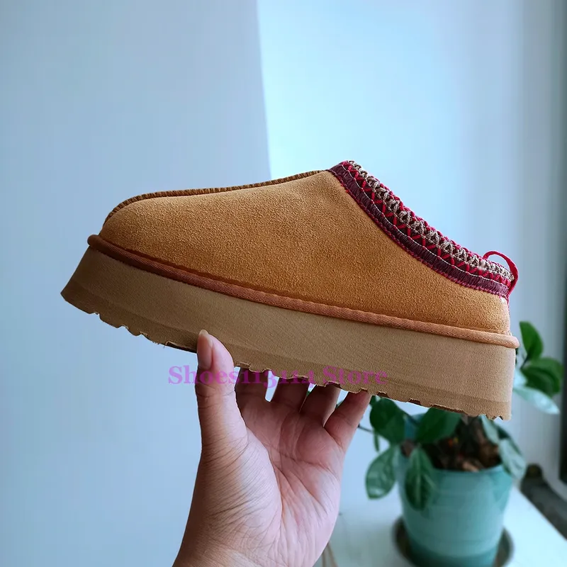 Australia plataforma tazz zapatillas funkette disquette tasman mujer diseñador moda invierno interior gamuza lana damas hogar cá