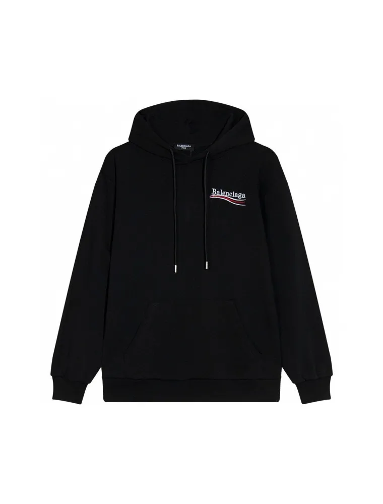 Balenciaga Sudadera Black con cordones