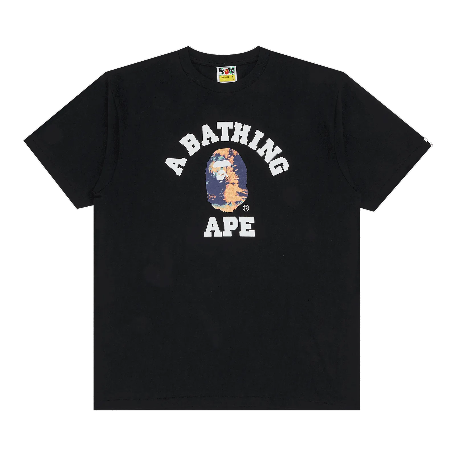 BAPE Tie Dye College Tee