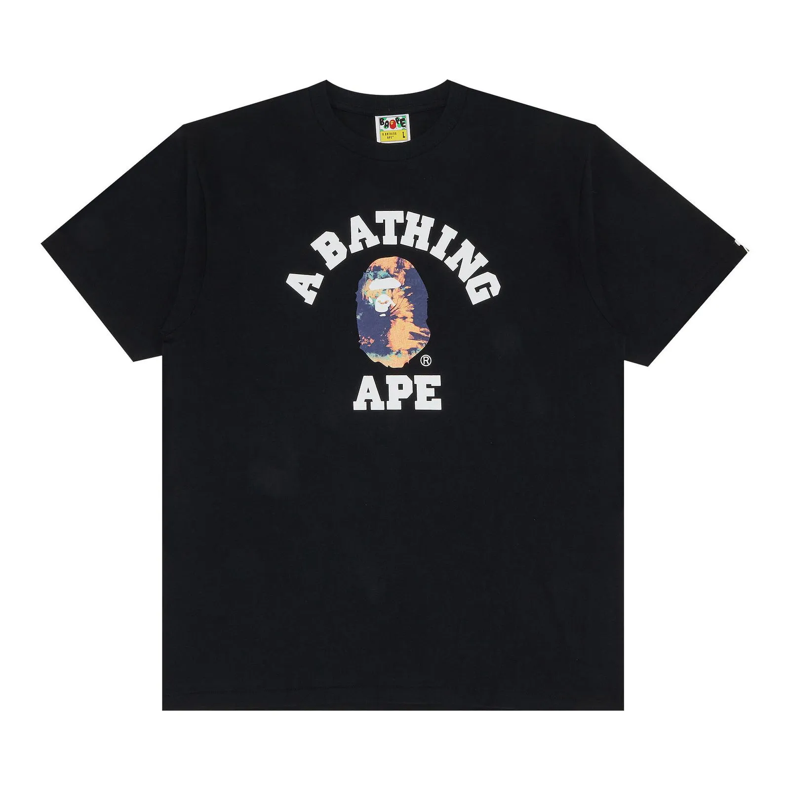 BAPE Tie Dye College Tee