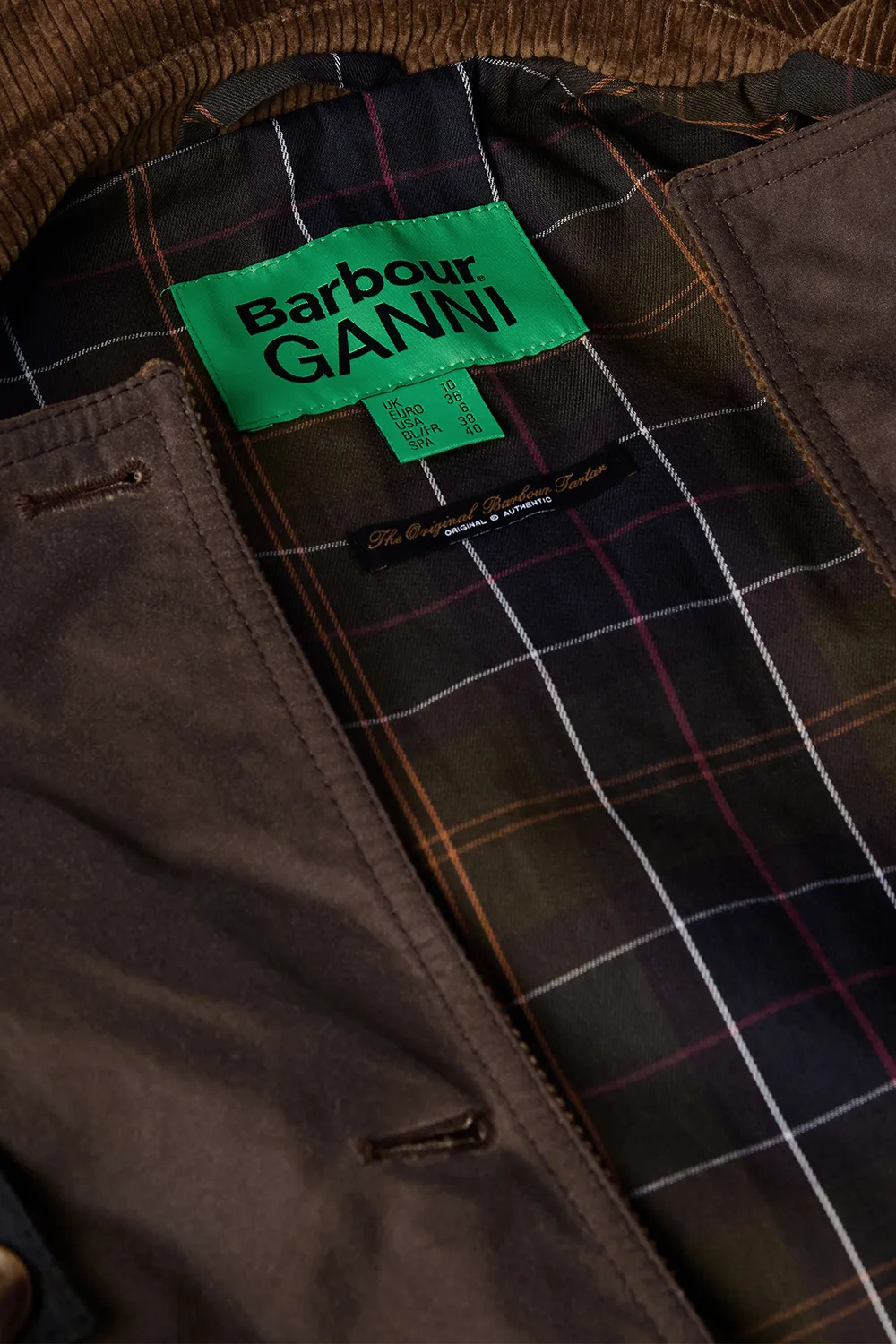 Barbour Gabardina Barbour x GANNI Wax