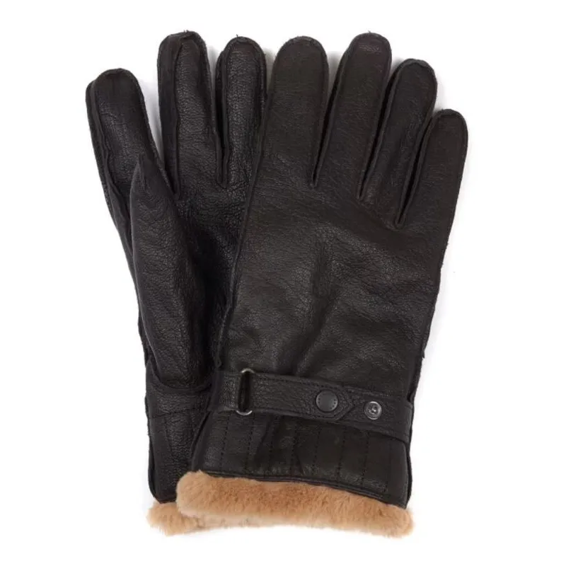 Barbour Leather Util Brown