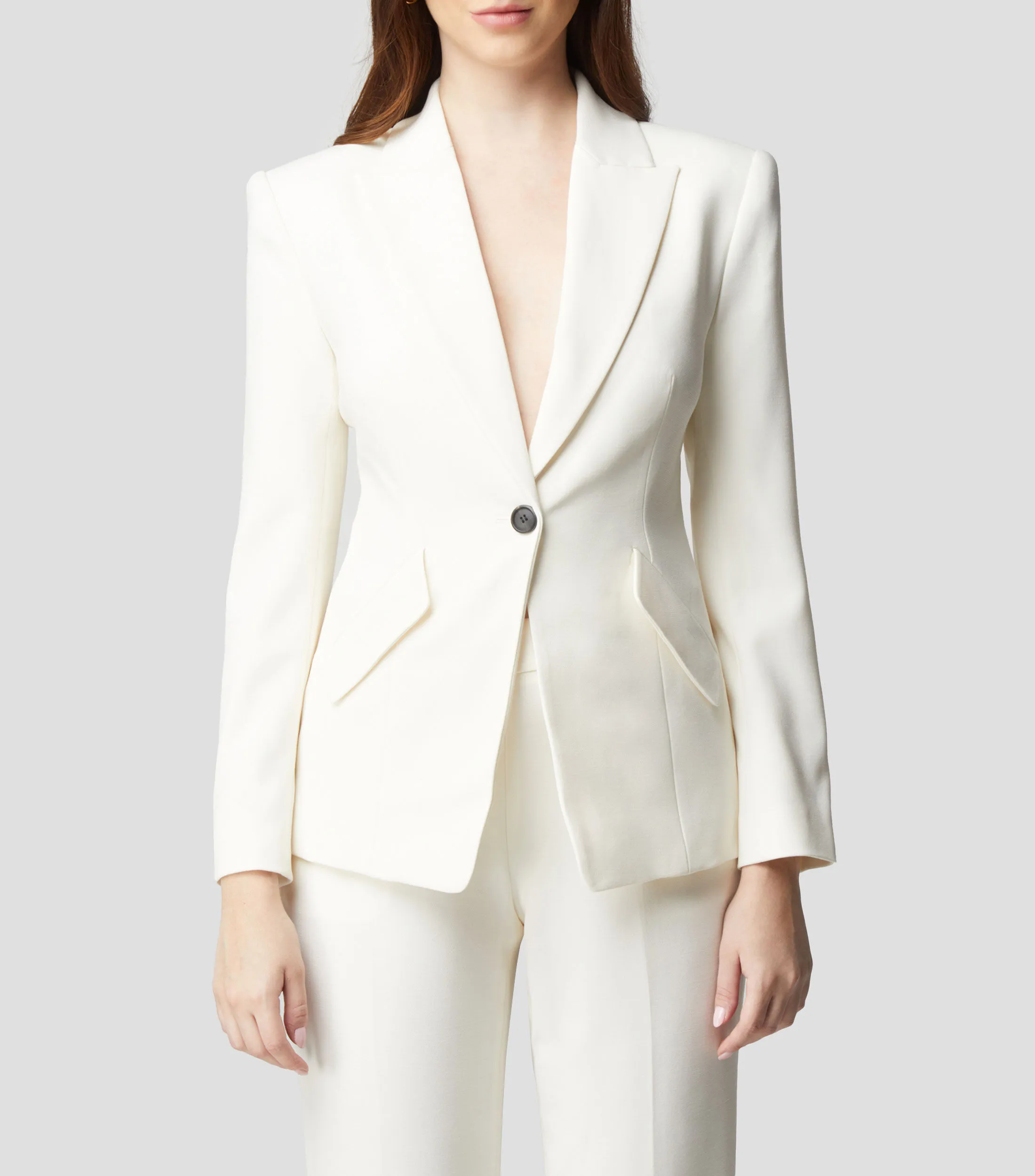 BCBGMAXAZRIA Saco liso Mujer