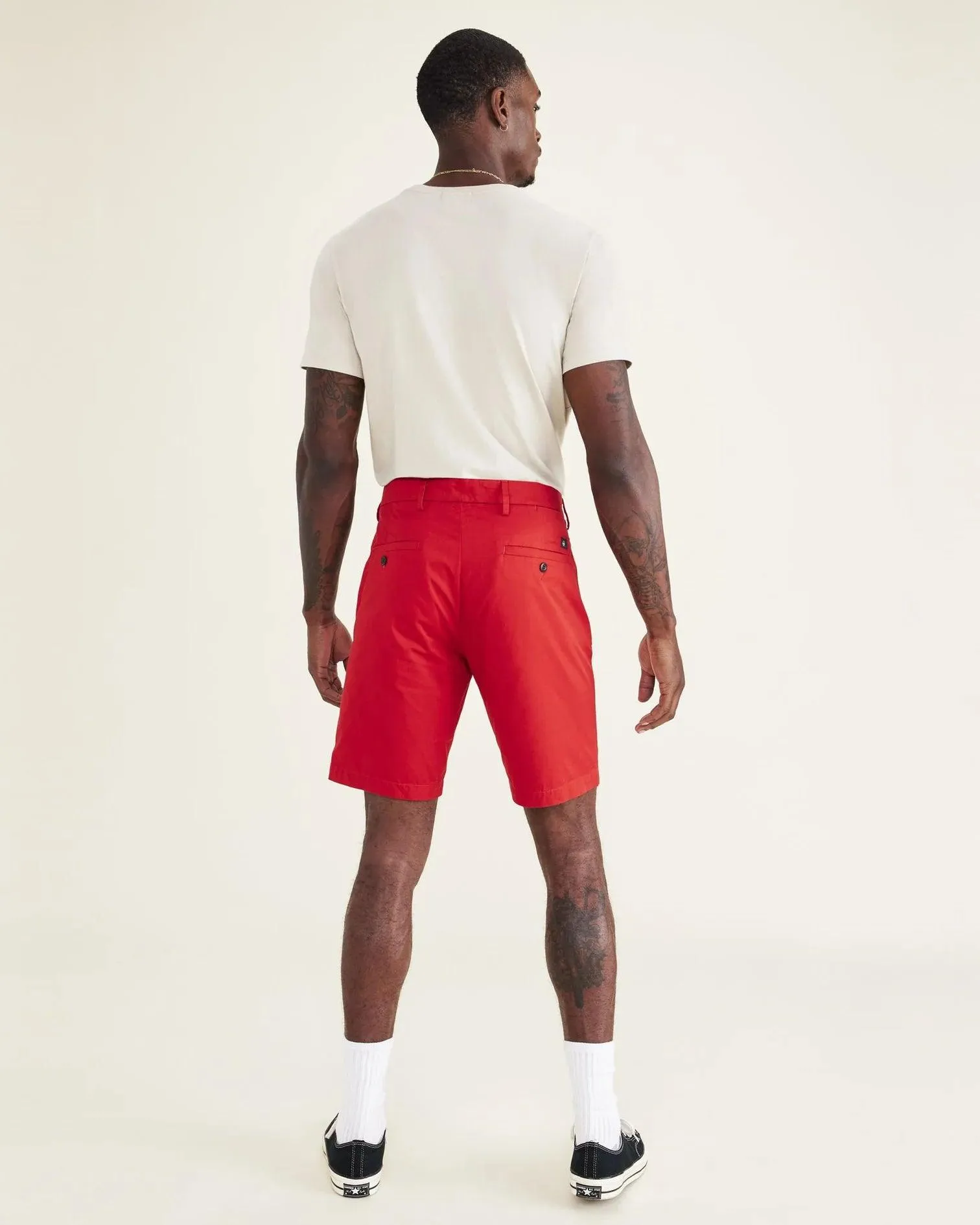 Bermuda Dockers Supreme Flex Modern Cherry Bomb Red