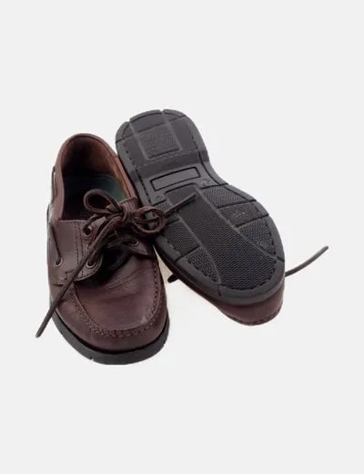 Bianca Náutico marrón cordones