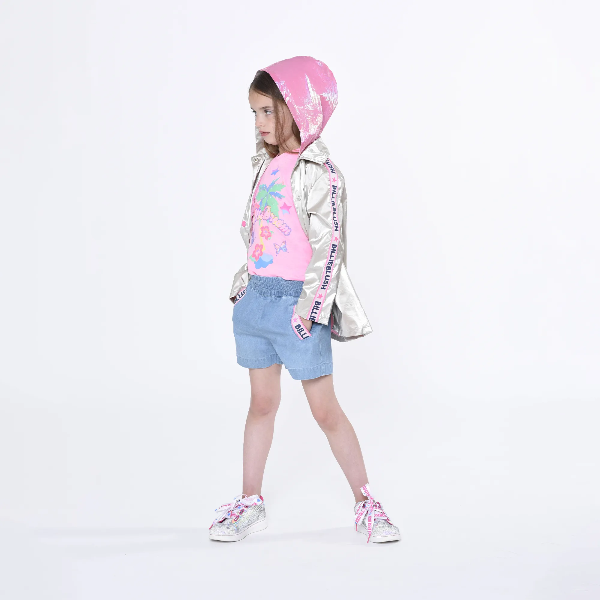BILLIEBLUSH Gabardina con capucha
