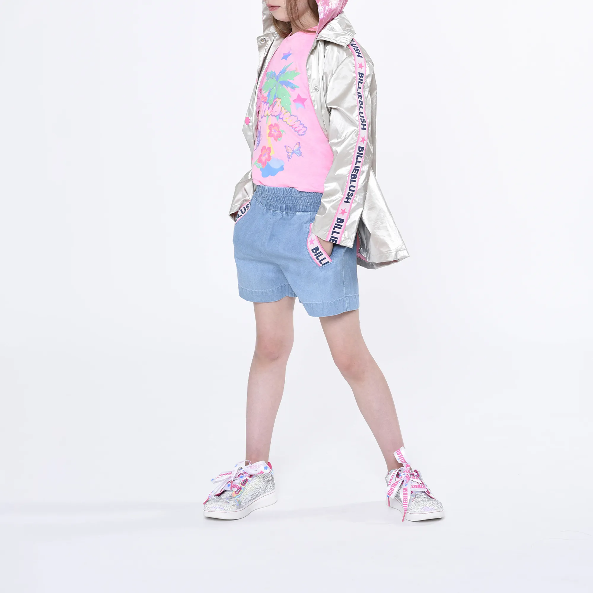 BILLIEBLUSH Gabardina con capucha
