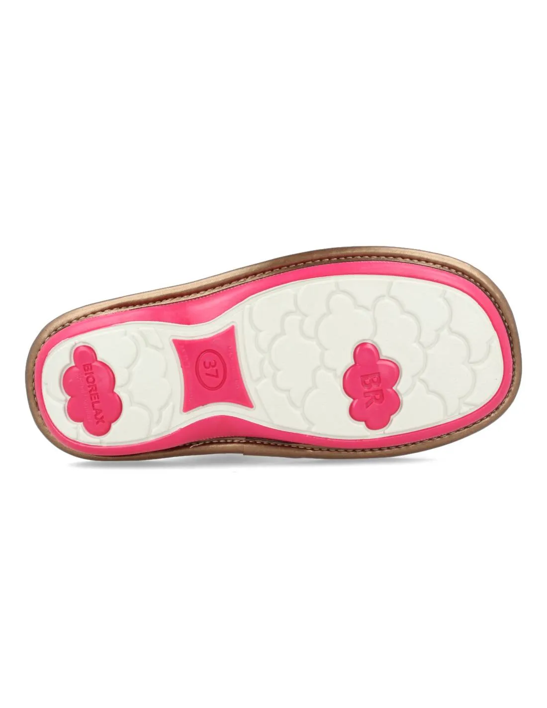 BIORELAX  ZAPATILLA CASA MUJER LISA ROJO