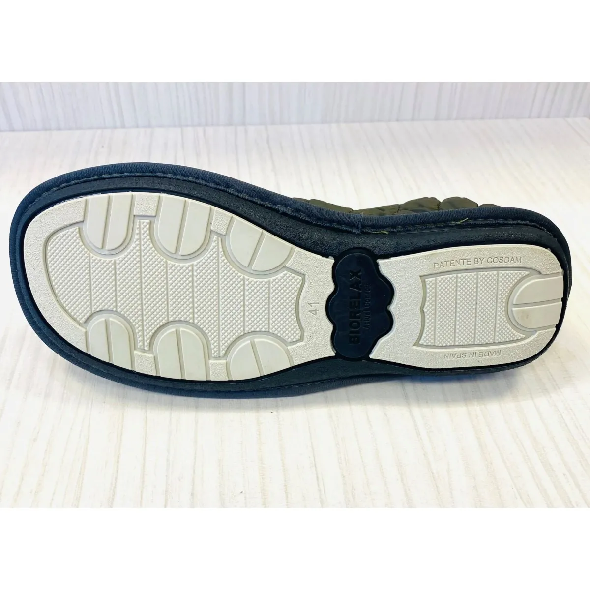Biorelax zapatilla de casa acolchada cerrada hombre Bio1566