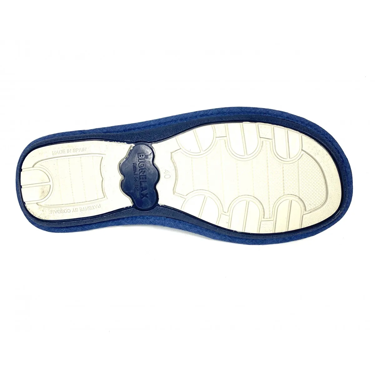 Biorelax zapatilla de casa acolchada Chico azul Bio1421