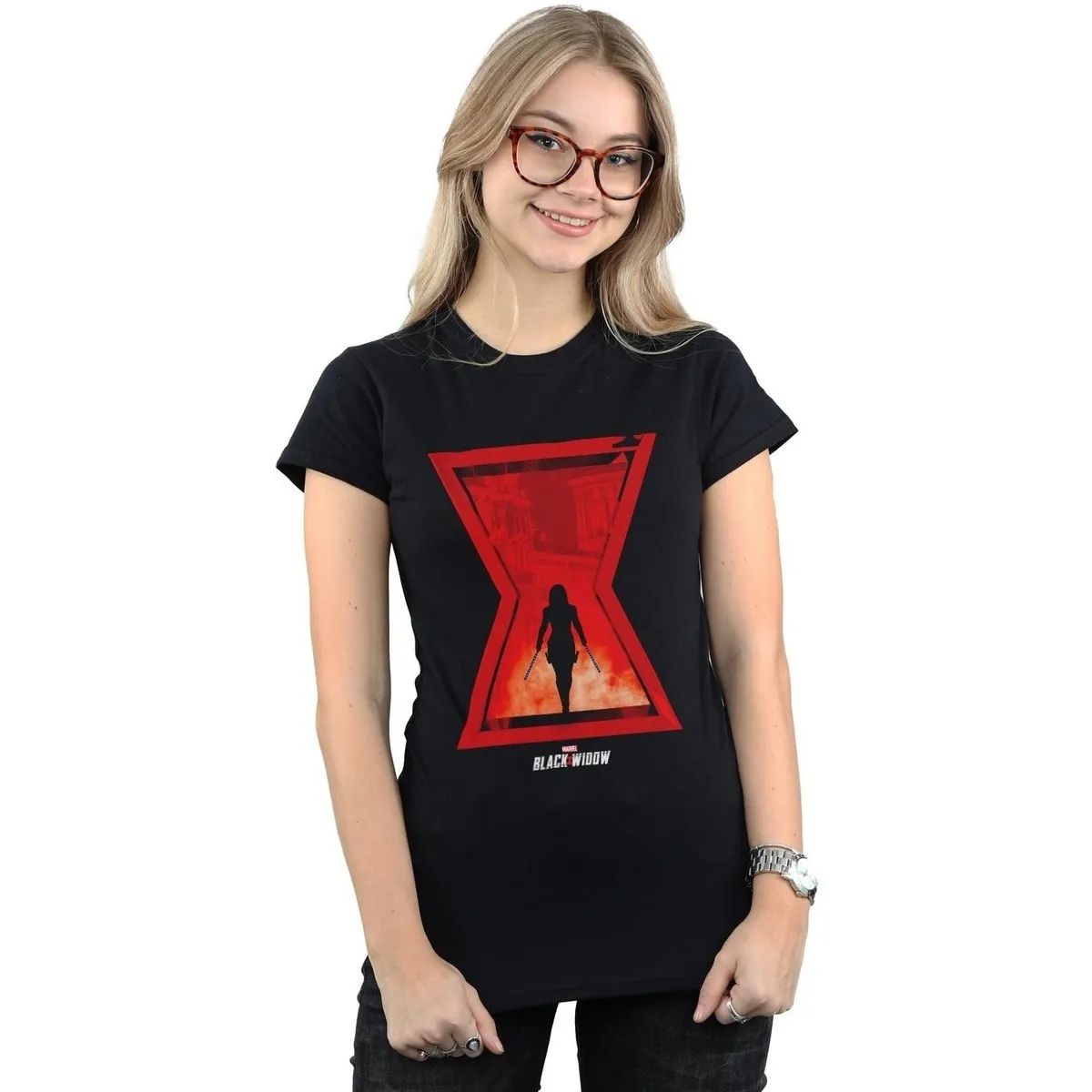 Black Widow Movie Icon Silhouette