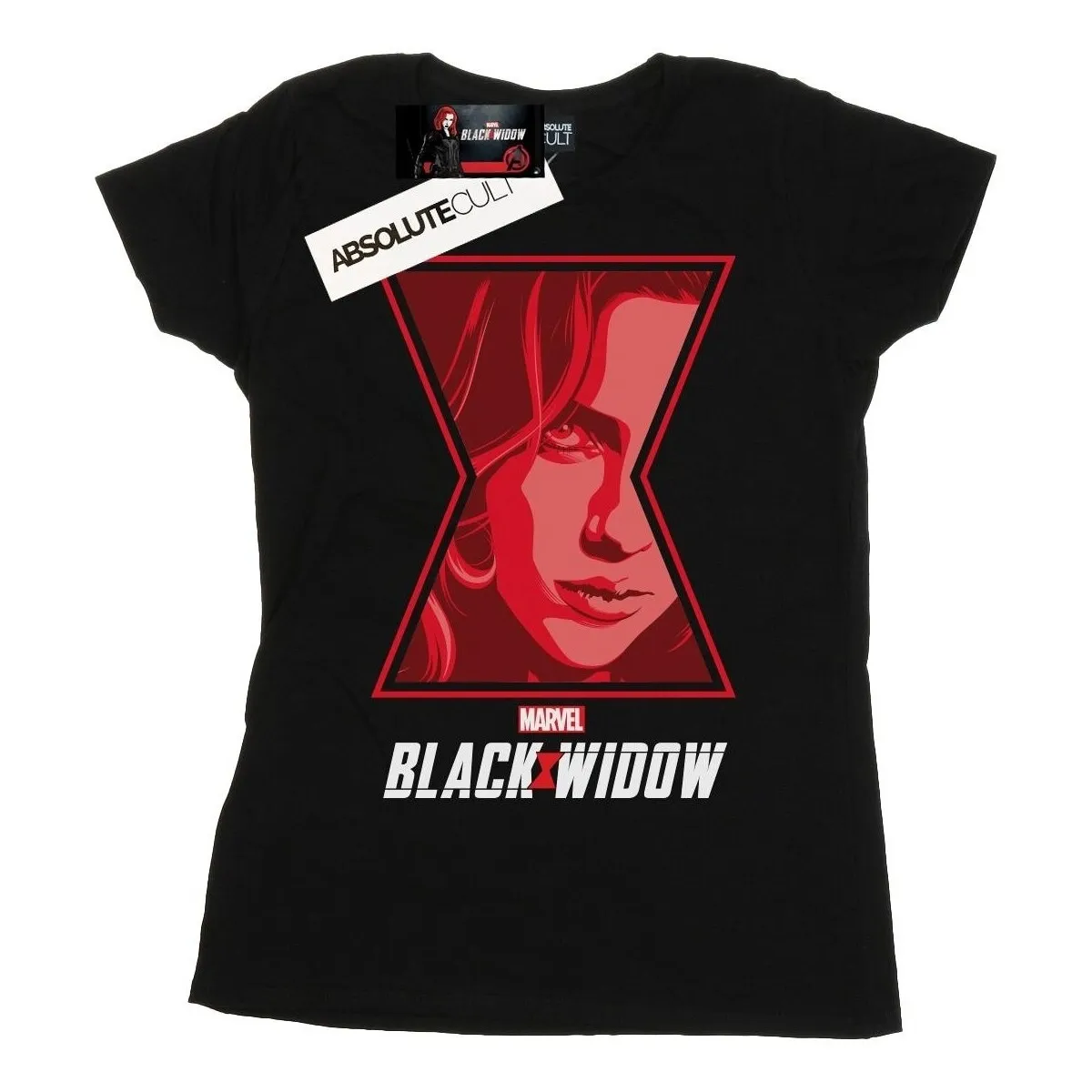 Black Widow Movie Logo Window