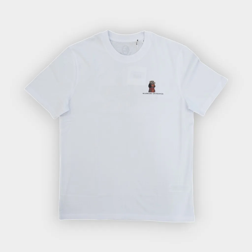 Blueblue Chihuahua – Camiseta algodón orgánico Perro en jeep white