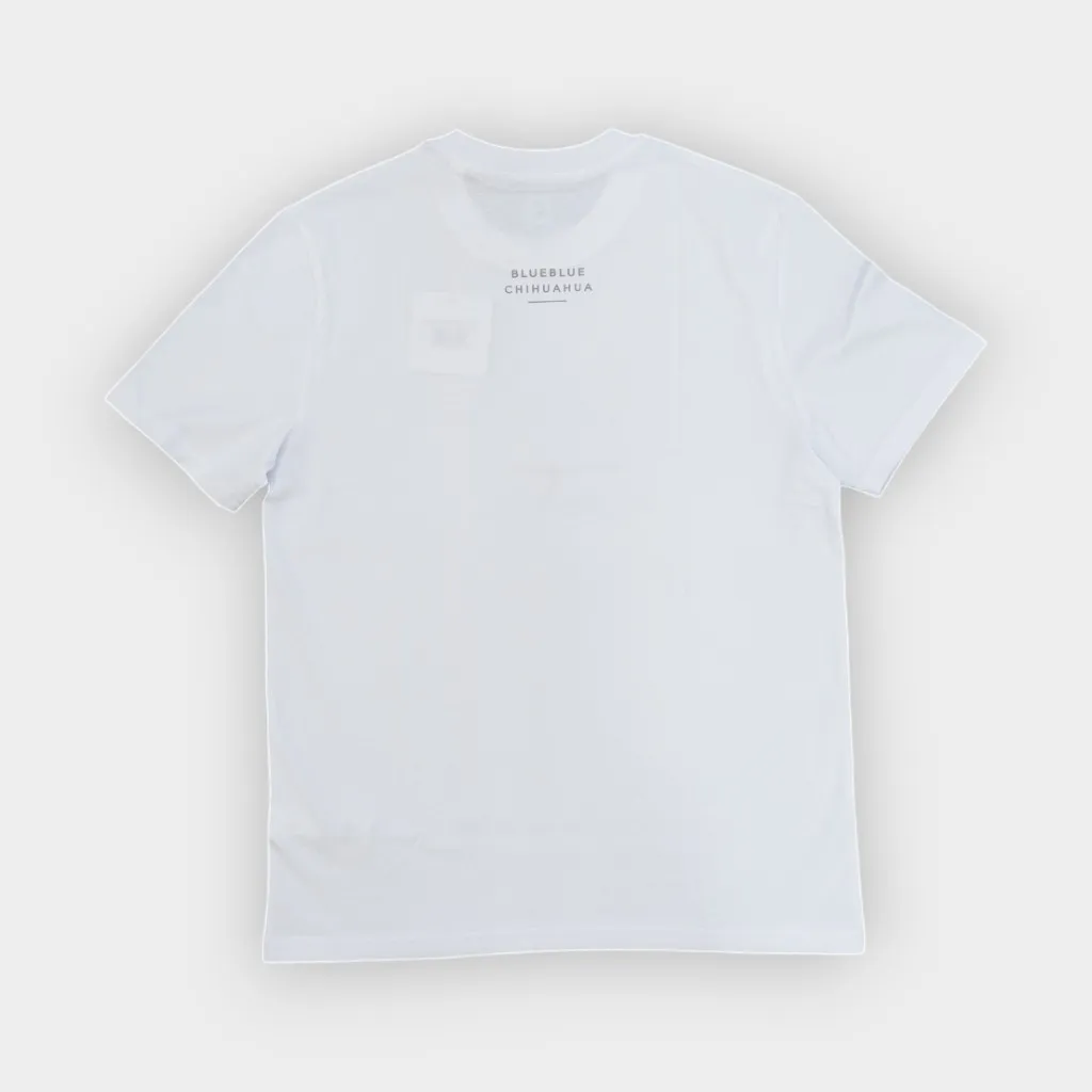 Blueblue Chihuahua – Camiseta algodón orgánico Perro motorizado white