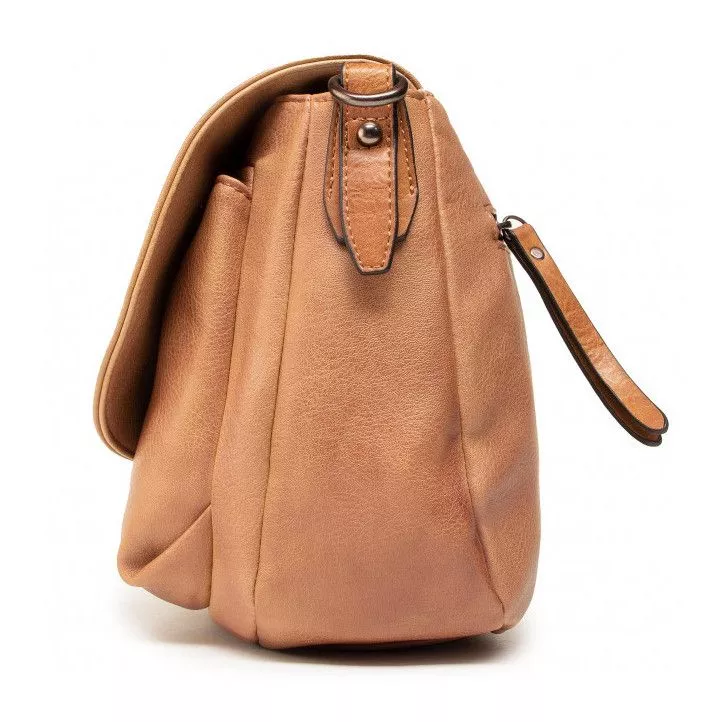 bolsos Refresh color camel perforado