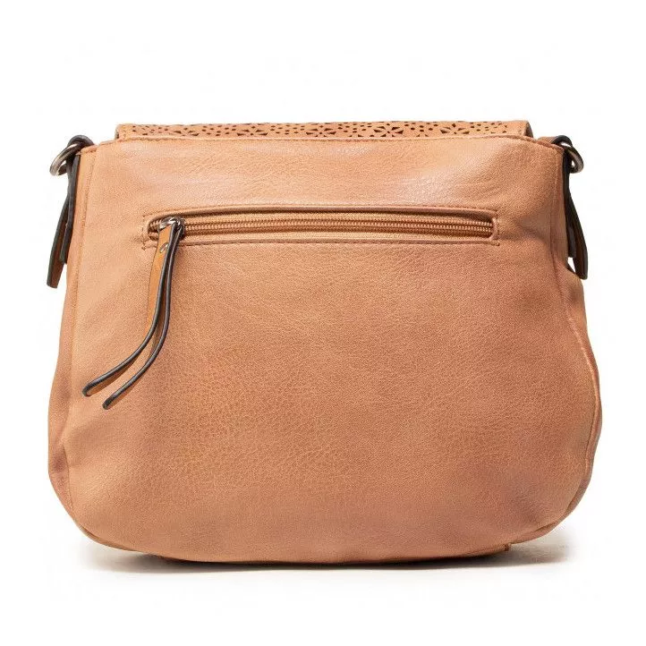 bolsos Refresh color camel perforado