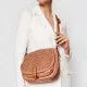 bolsos Refresh color camel perforado