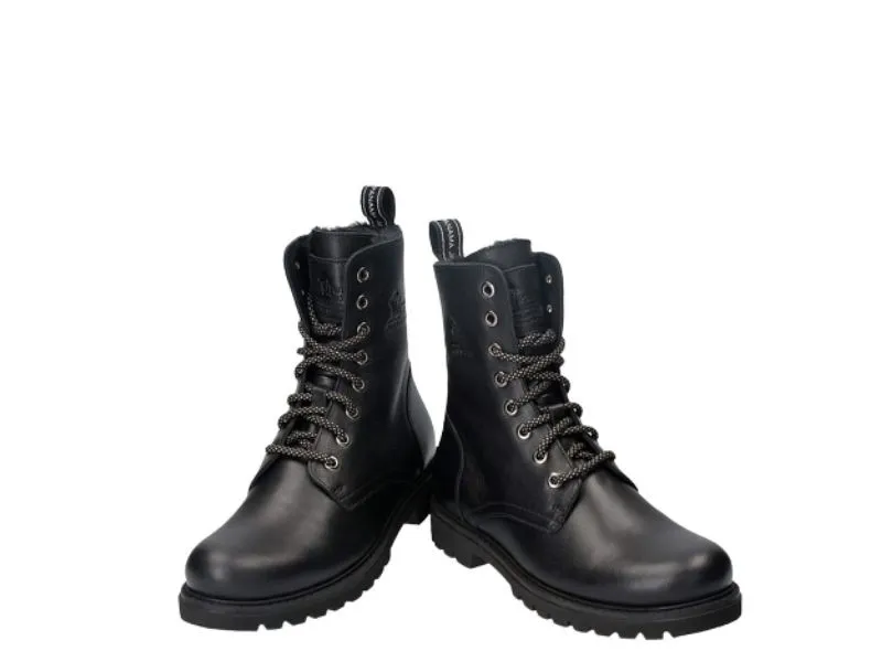BOTA DE CORDONES FRISIA B1 PANAMA JACK EN COLOR NEGRO
