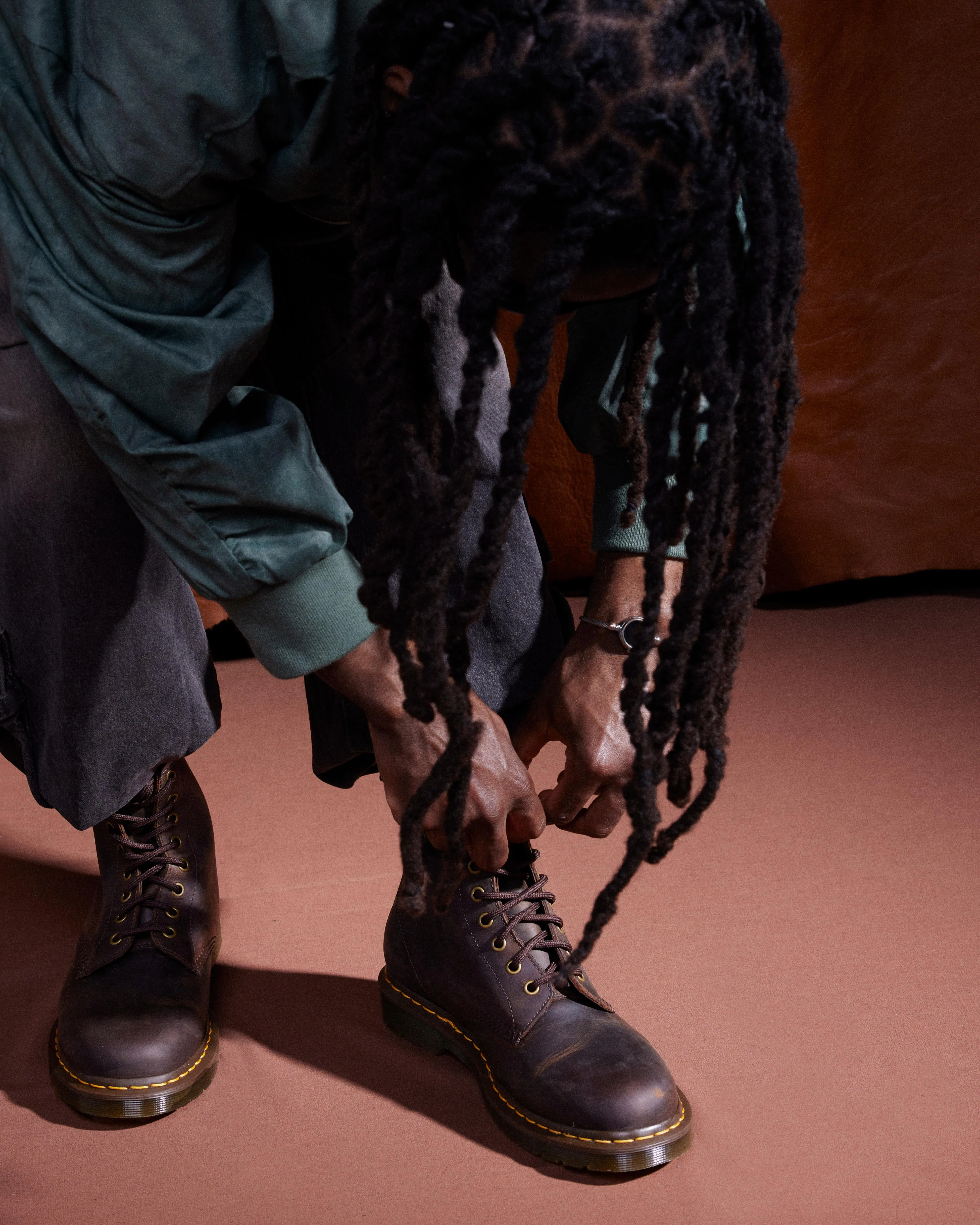 Botas 1460 de piel Crazy Horse