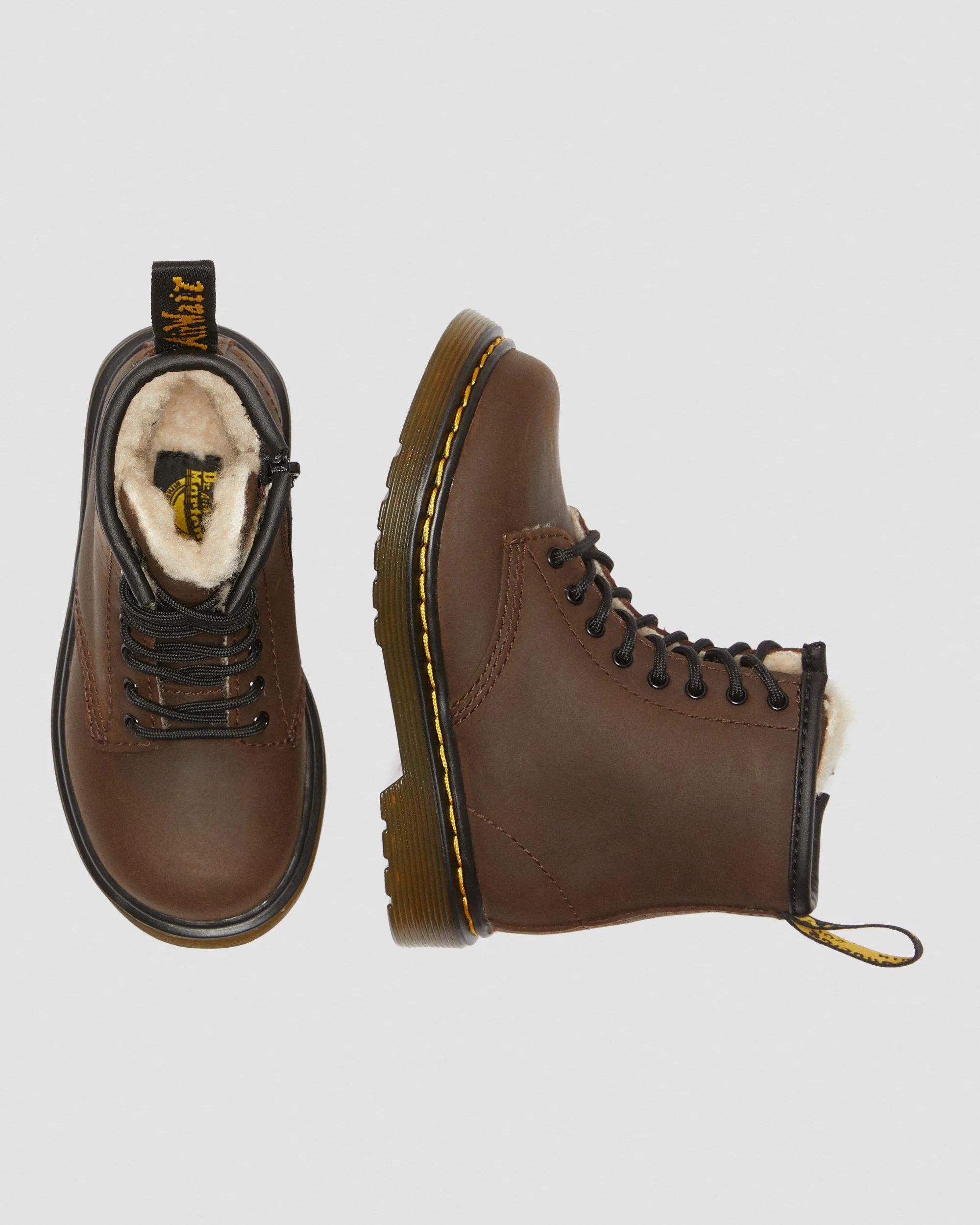 Botas 1460 Serena para niños en piel forrada