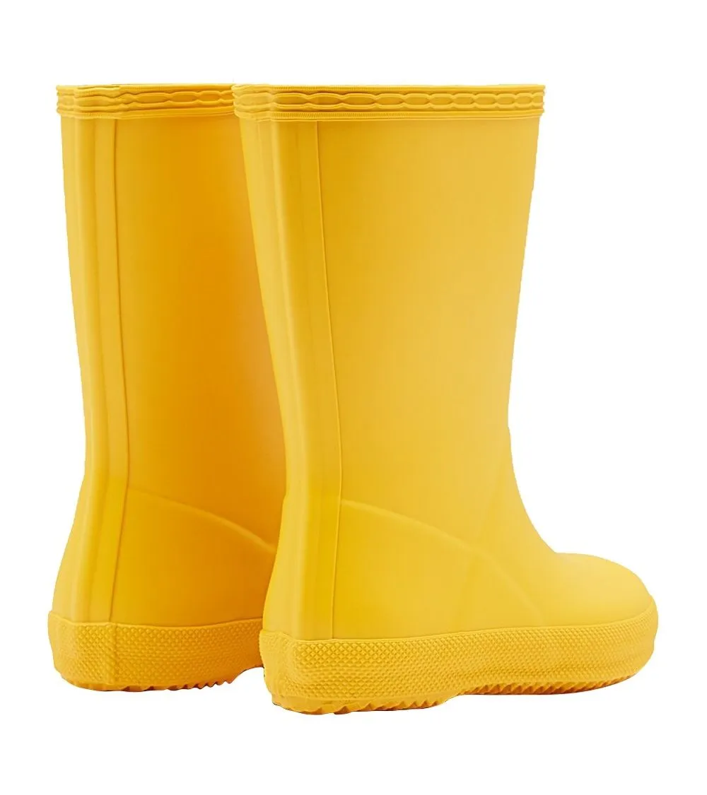 BOTAS  AGUA HUNTER PLANAS CLASICAS ORIGINAL AMARILLO