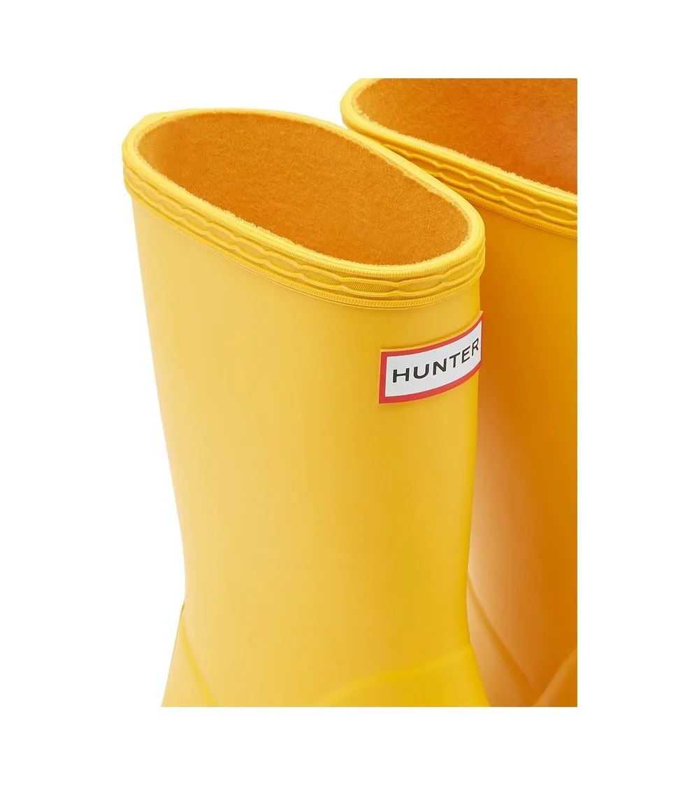 BOTAS  AGUA HUNTER PLANAS CLASICAS ORIGINAL AMARILLO