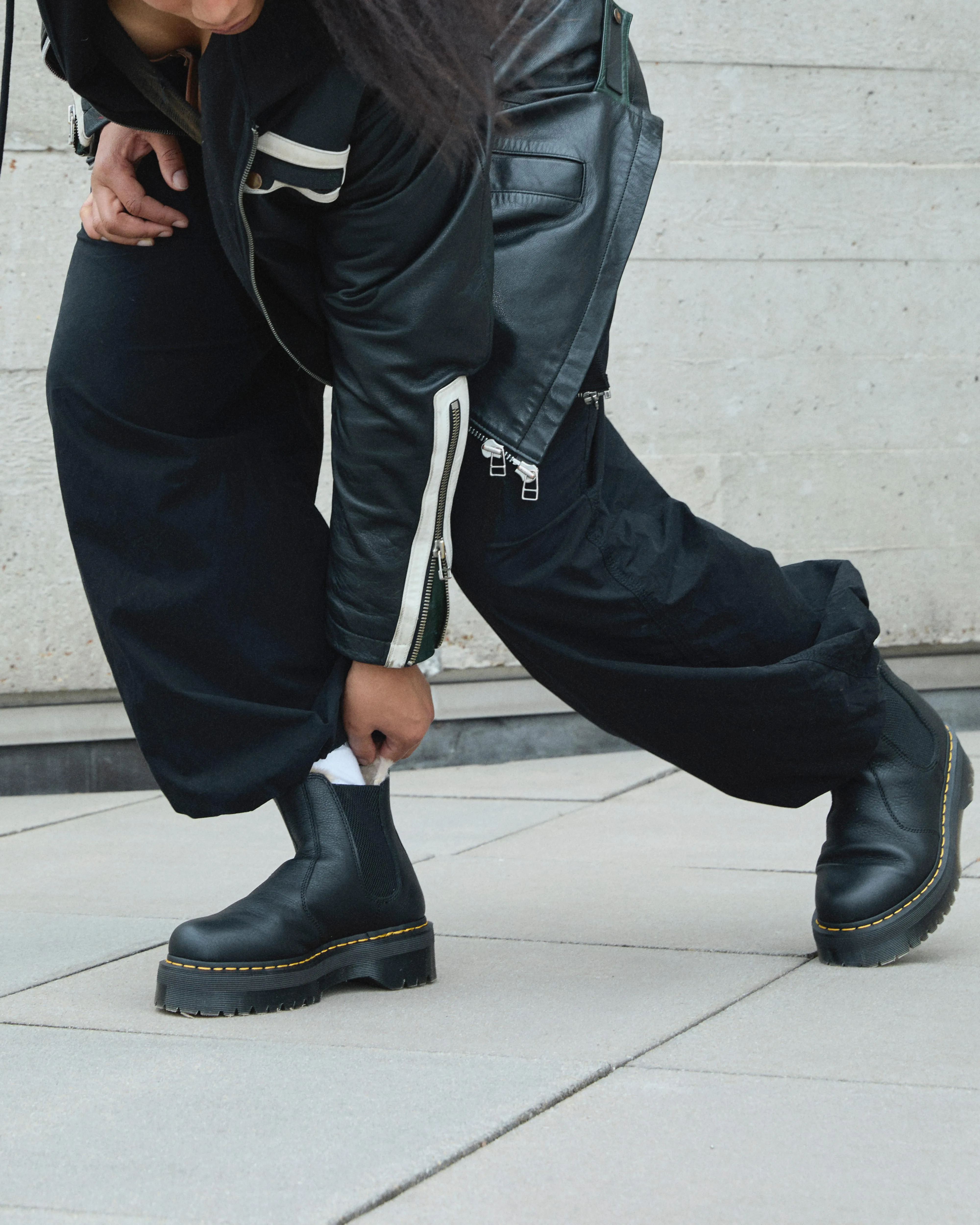Botas Chelsea con plataforma 2976 Quad con forro sintético