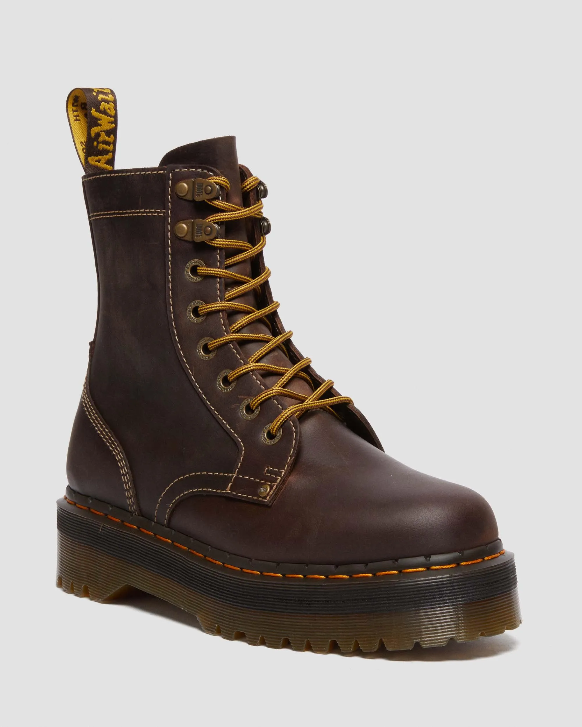 Botas con plataforma Jadon de piel