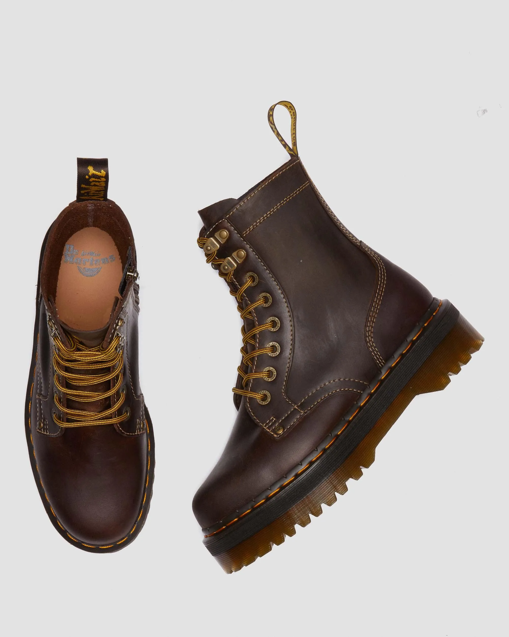 Botas con plataforma Jadon de piel