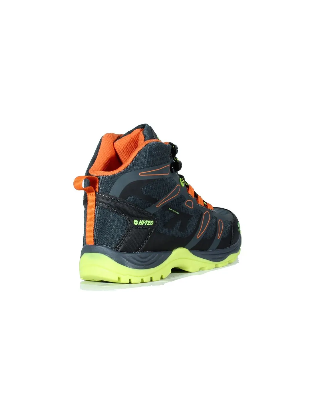BOTAS DE MONTAñA HITEC TOUBKAL MID WATERPROOF CHARCOAL/LIMONCELLO INFANTIL
