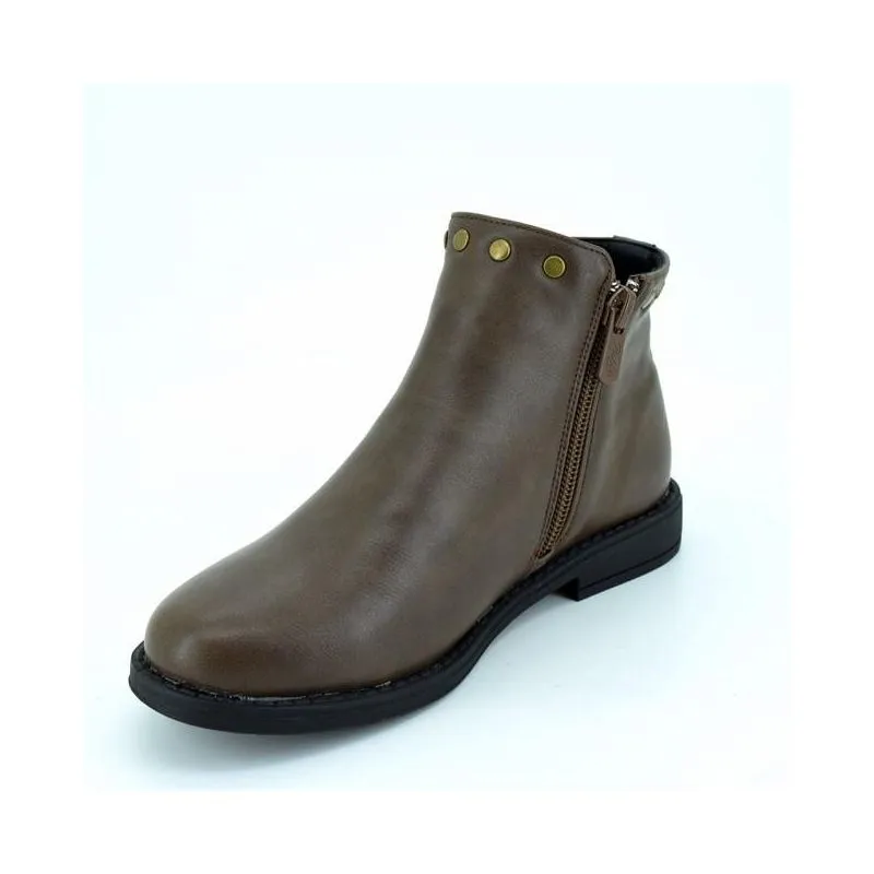 Botas niña con cremallera lateral
